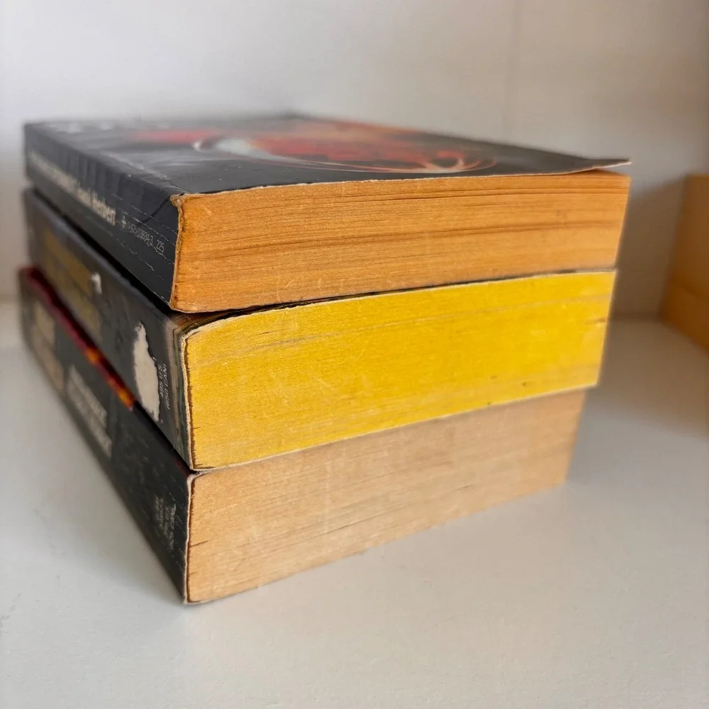 Frank Herbert Sci-Fi Book Lot White Plague Dosadi Experiment Man of Two Worlds